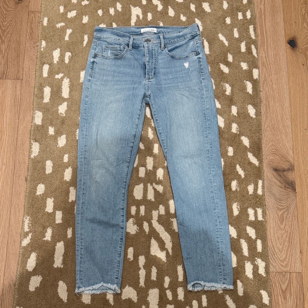 LOFT Light Blue Ankle Jeans